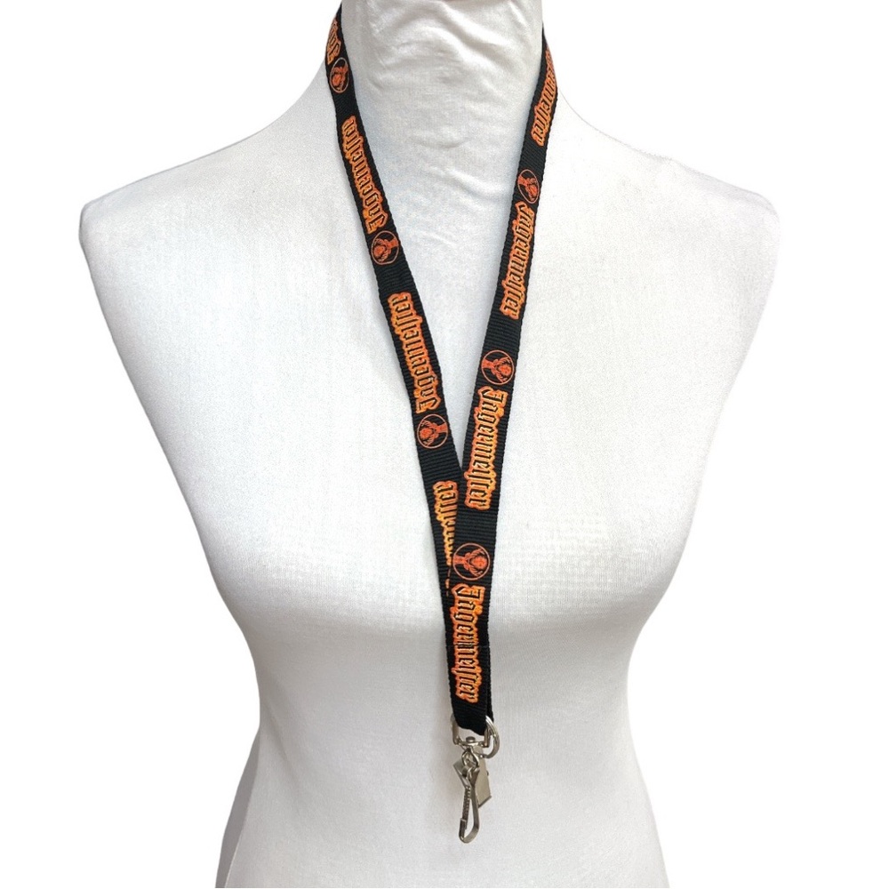 Jägermeister Badge Lanyard Black Orange One Size Fits Most